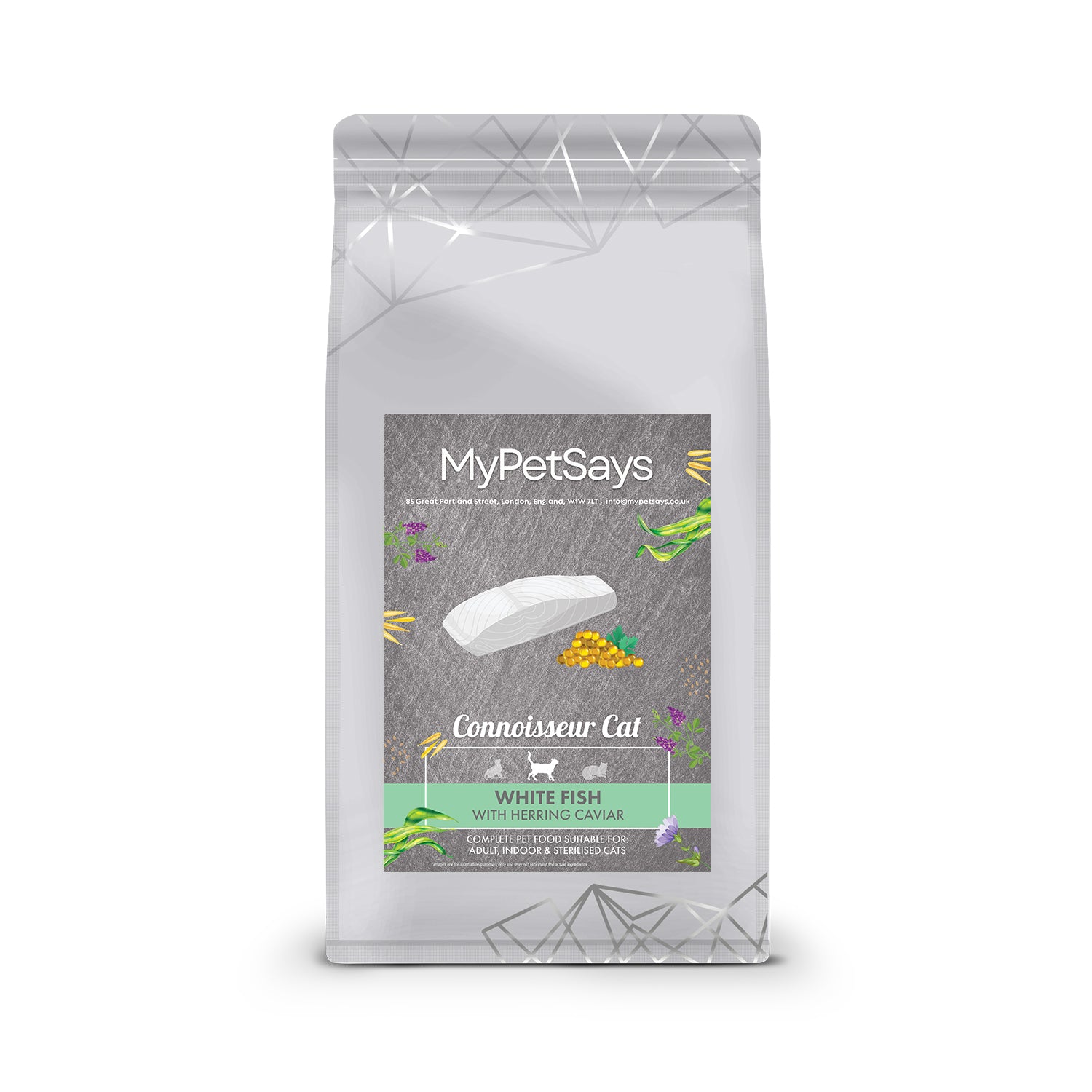 Connoisseur Grain Free Sterilised Adult Cat Food - White Fish with Herring Caviar