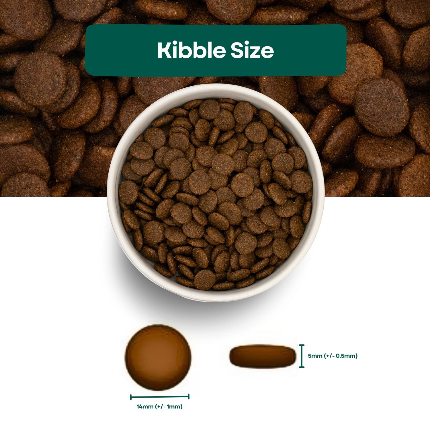 Kibble Size Grain Free Dog Food - Angus Beef with Carrot