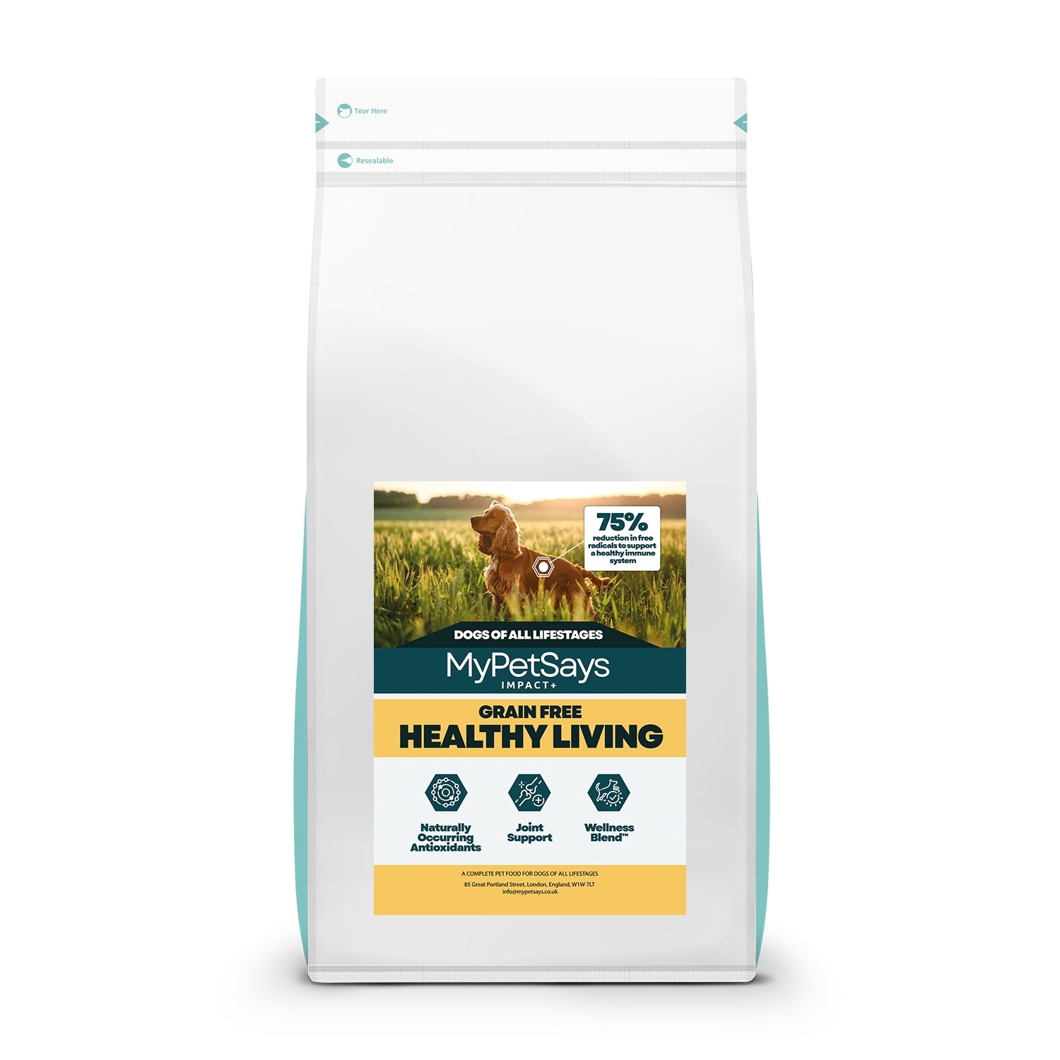 MyPetSays Impact+ Hydrolysed Dog Food for Healthy Living - Salmon