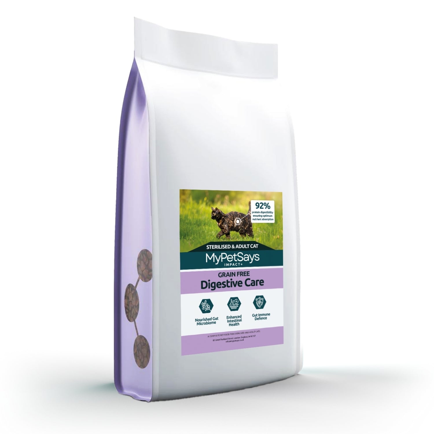 Impact+ Hypoallergenic Cat Food for Digestive Care - Turkey & Salmon