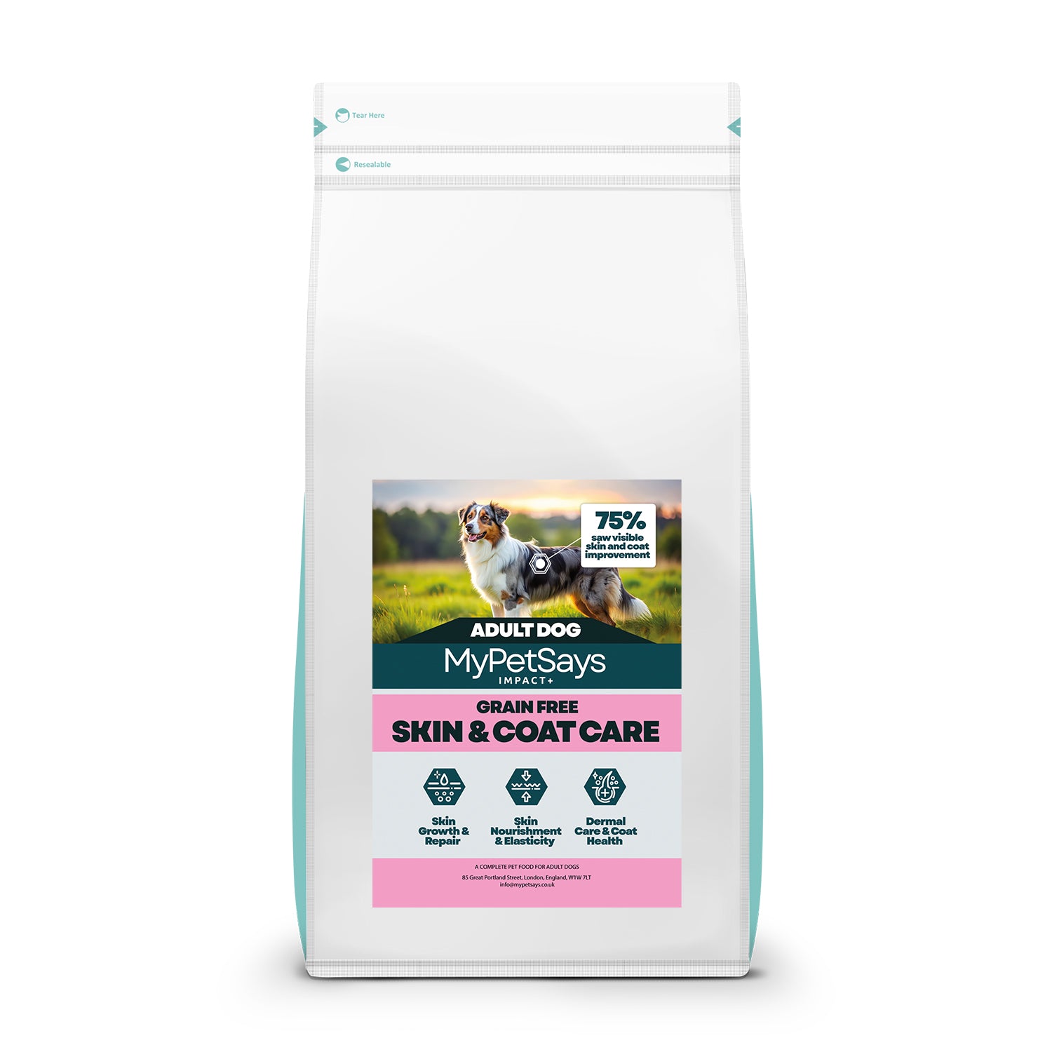 MyPetSays Impact+ Hypoallergenic Dog Food for Skin & Coat Care - Salmon