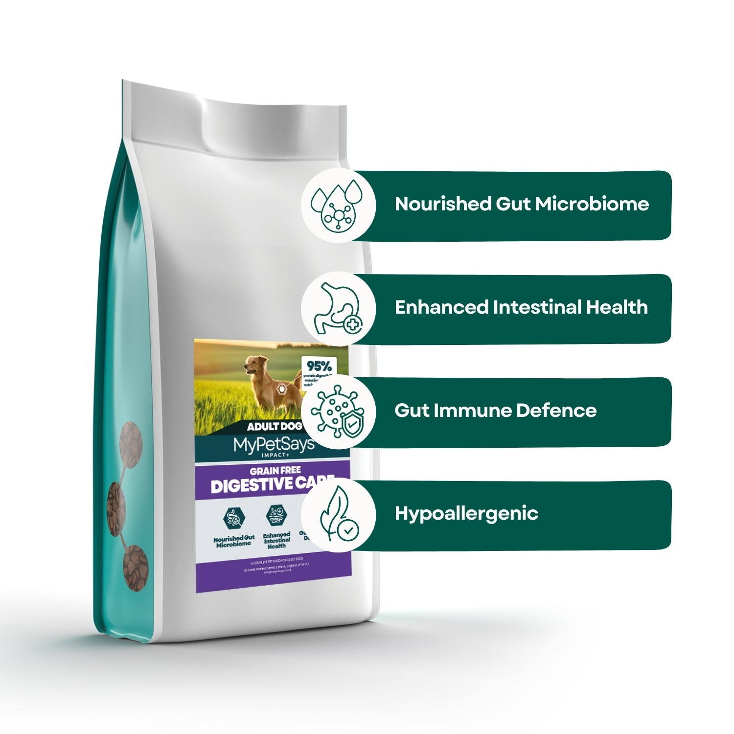 Benefits of Impact + Dog Food for Sensitive Stomach and Digestive Care