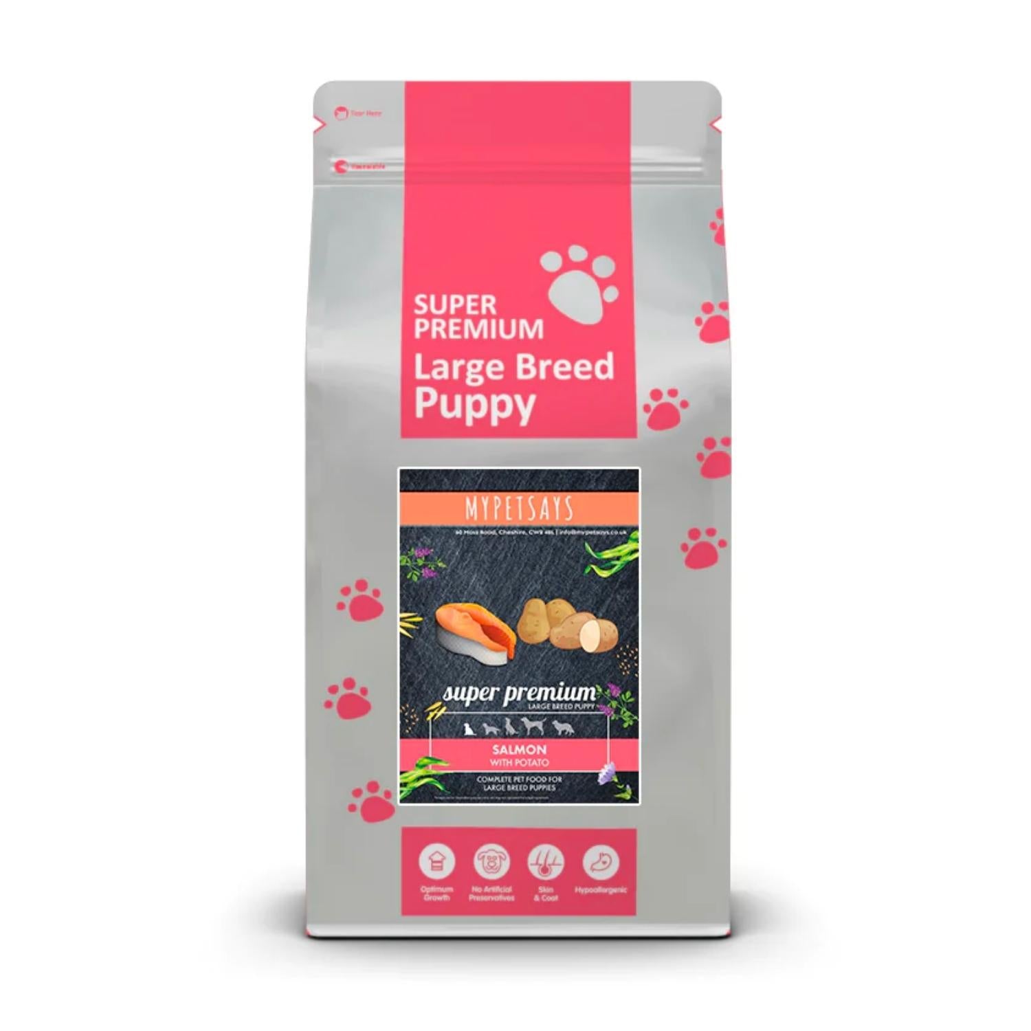 Super Premium Large Breed Puppy Food - Salmon & Potato