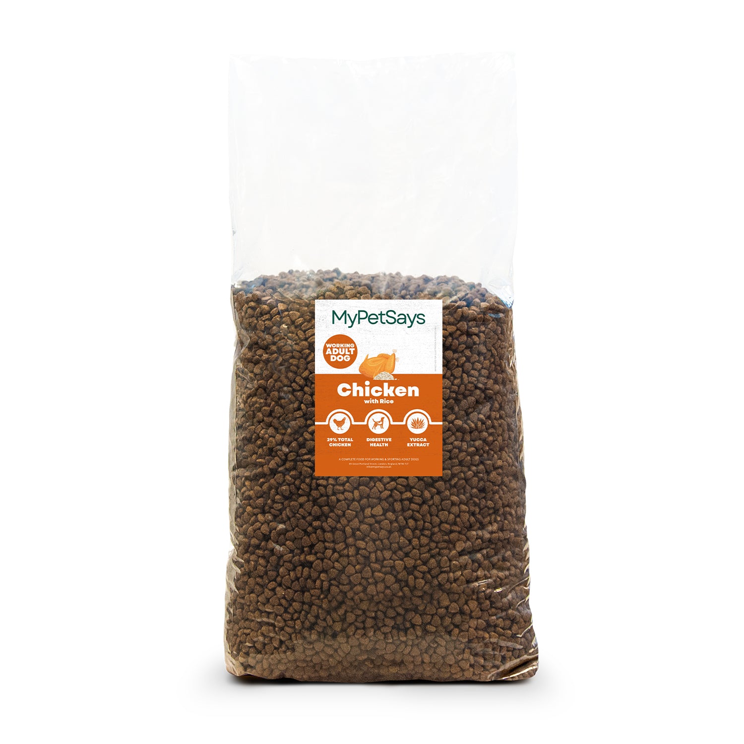 Super Premium Adult Dog Food - Chicken & Rice Cube
