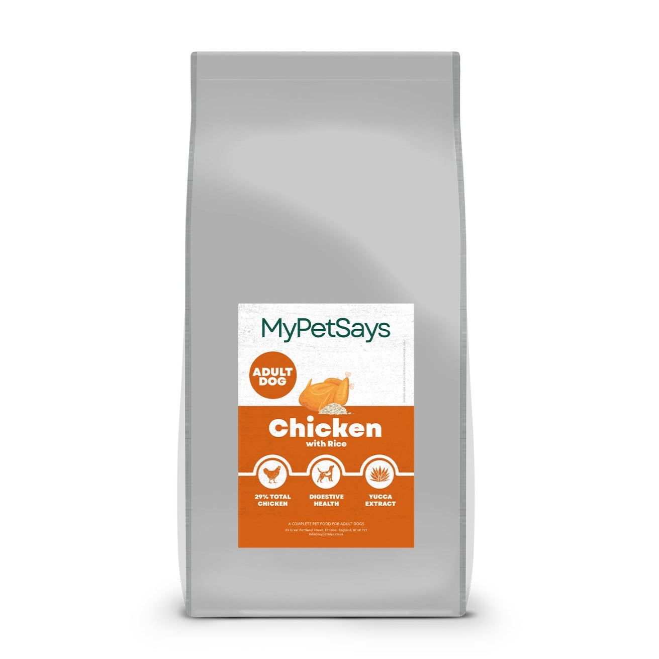 Super Premium Adult Dog Food - Chicken & Rice Cube