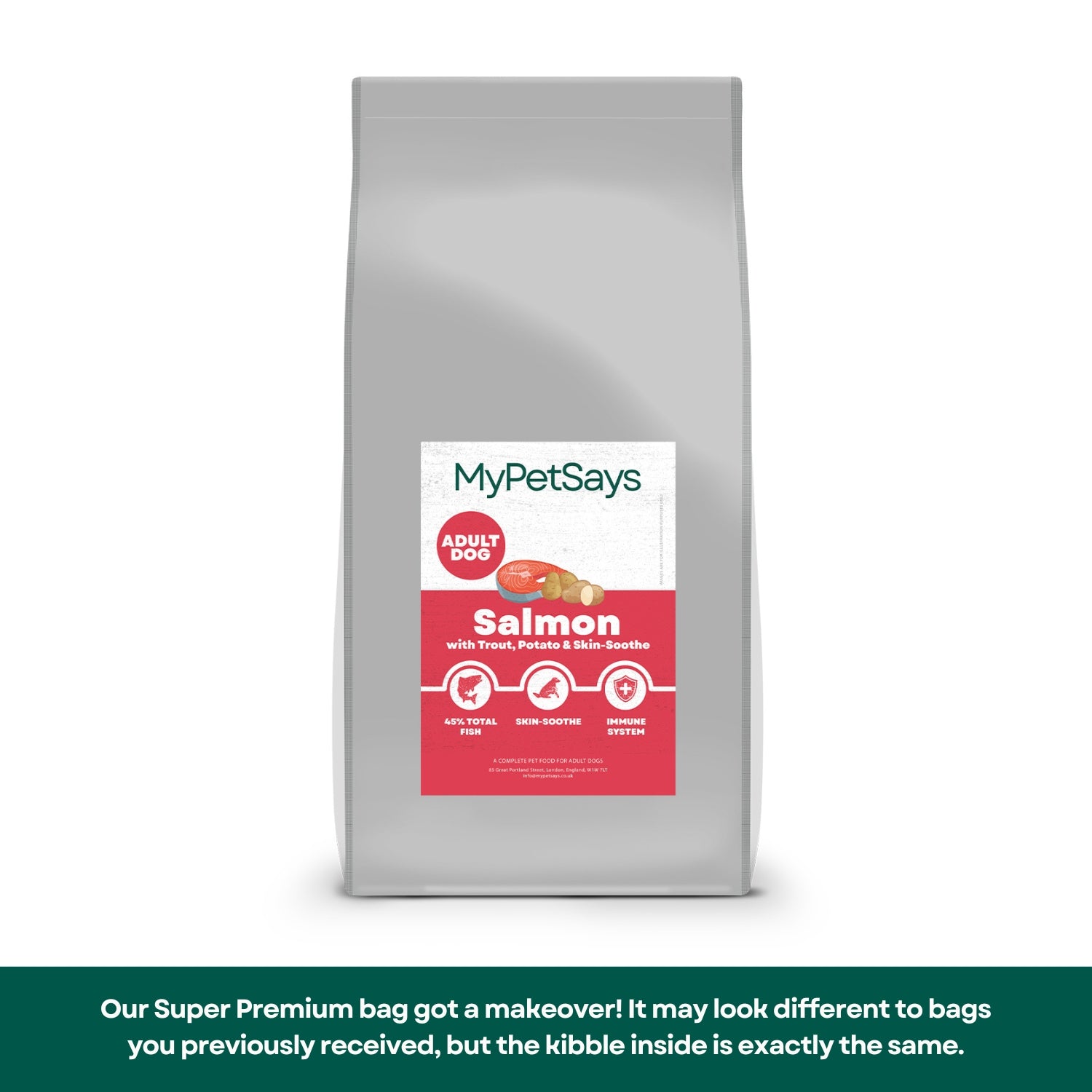 Super Premium Adult Dog Food - Fish & Potato with Skin-Soothe