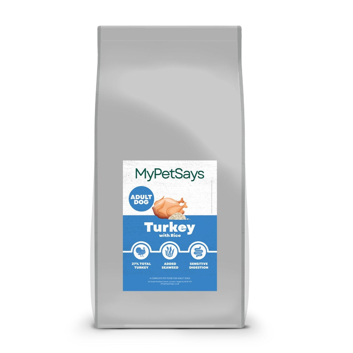 Super Premium Adult Dog Food - Turkey & Rice