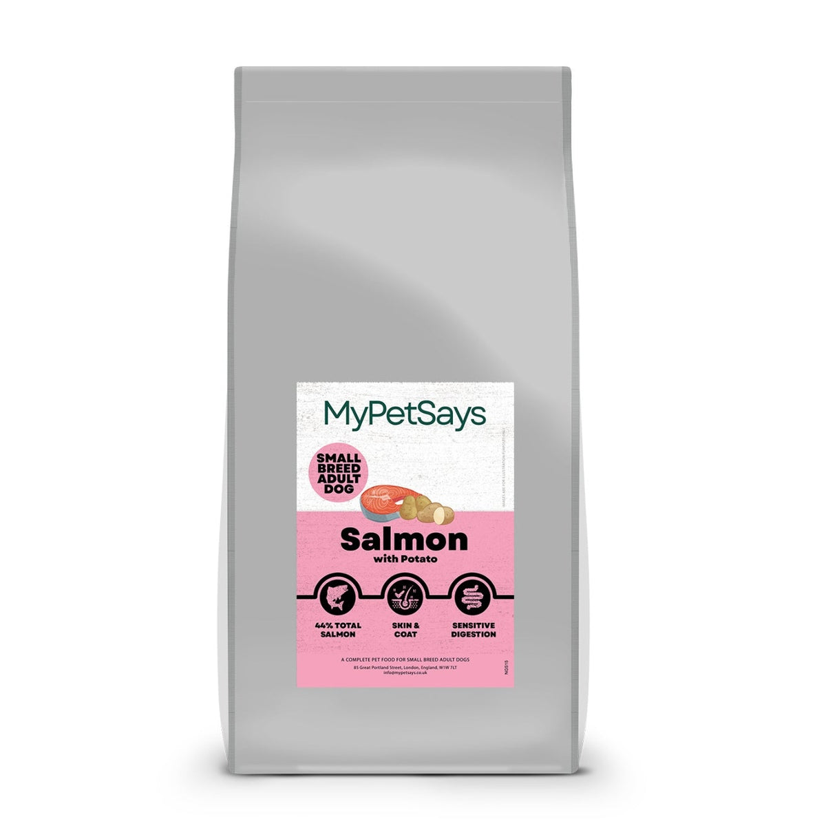 Super Premium Small Breed Adult Dog Food - Salmon & Potato