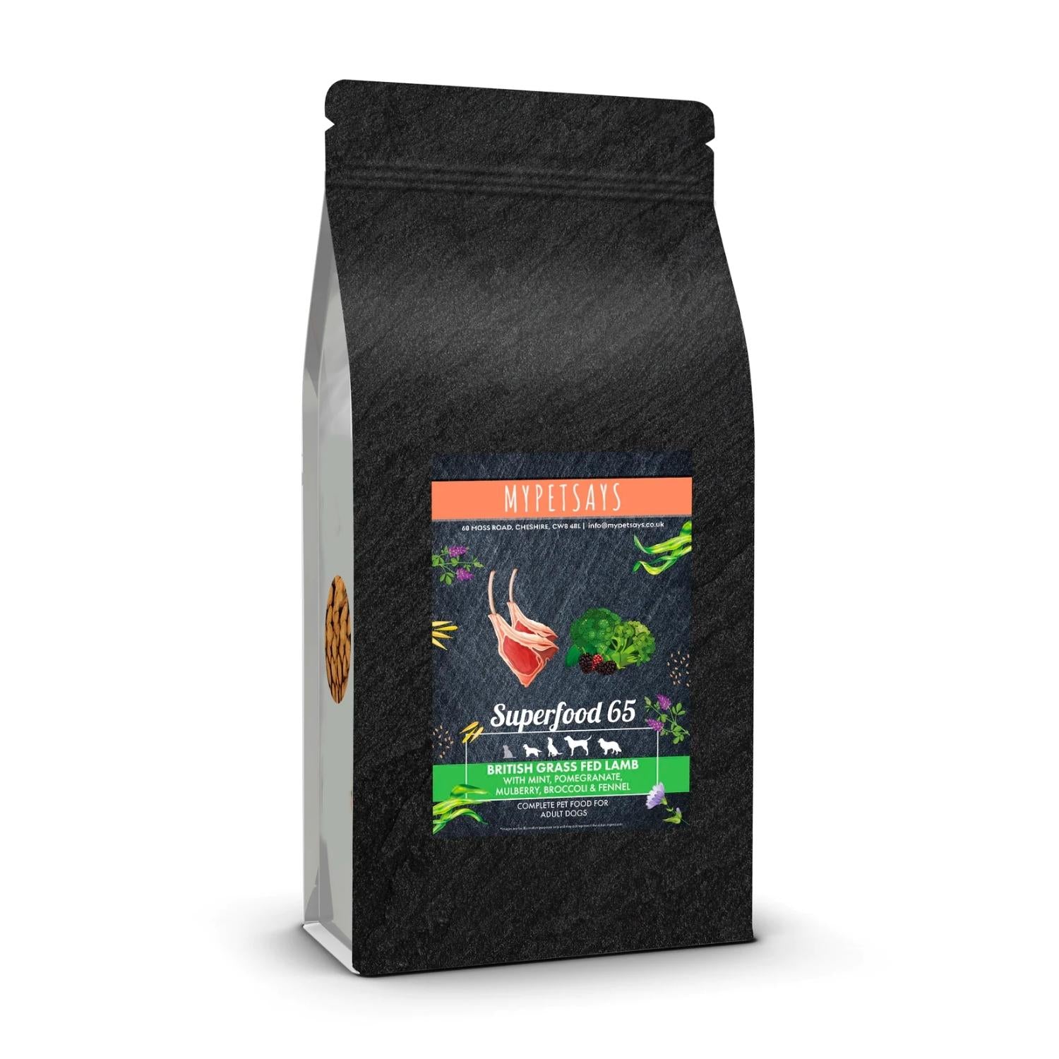 Superfood 65 Adult Dog Food - British Grass Fed Lamb