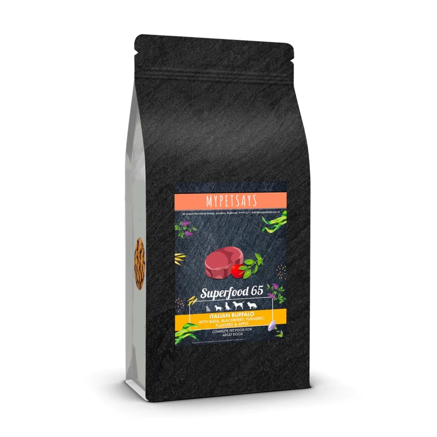 Superfood 65 Adult Dog Italian Buffalo, Lamb & Beef