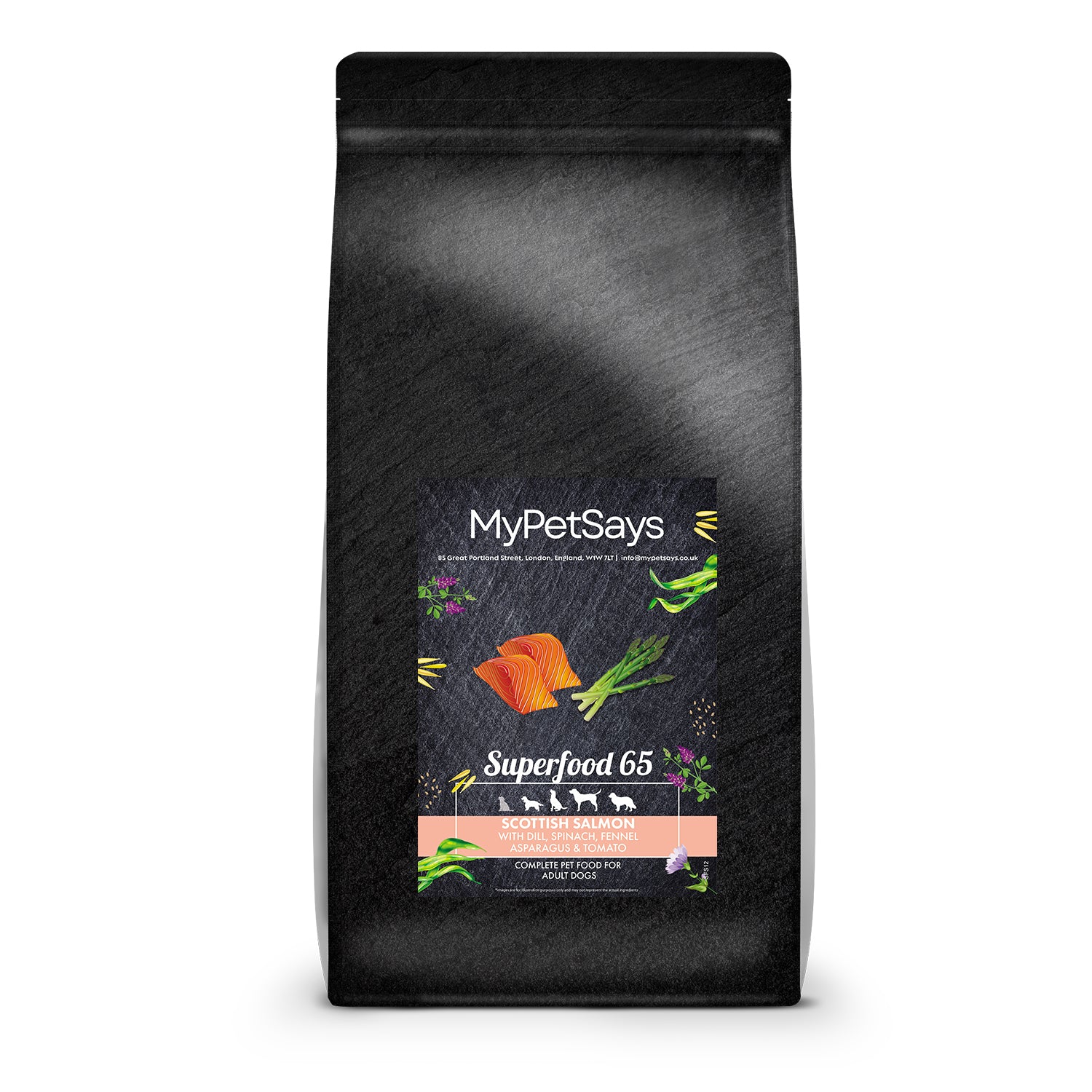 Superfood 65 Adult Dog Food - Scottish Salmon