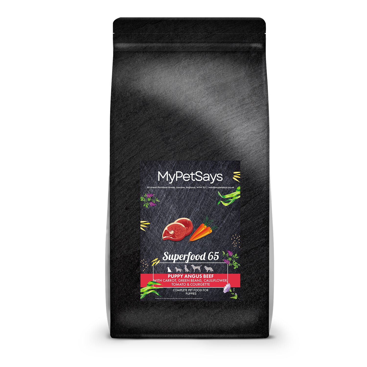 Superfood 65 Puppy Food - Angus Beef