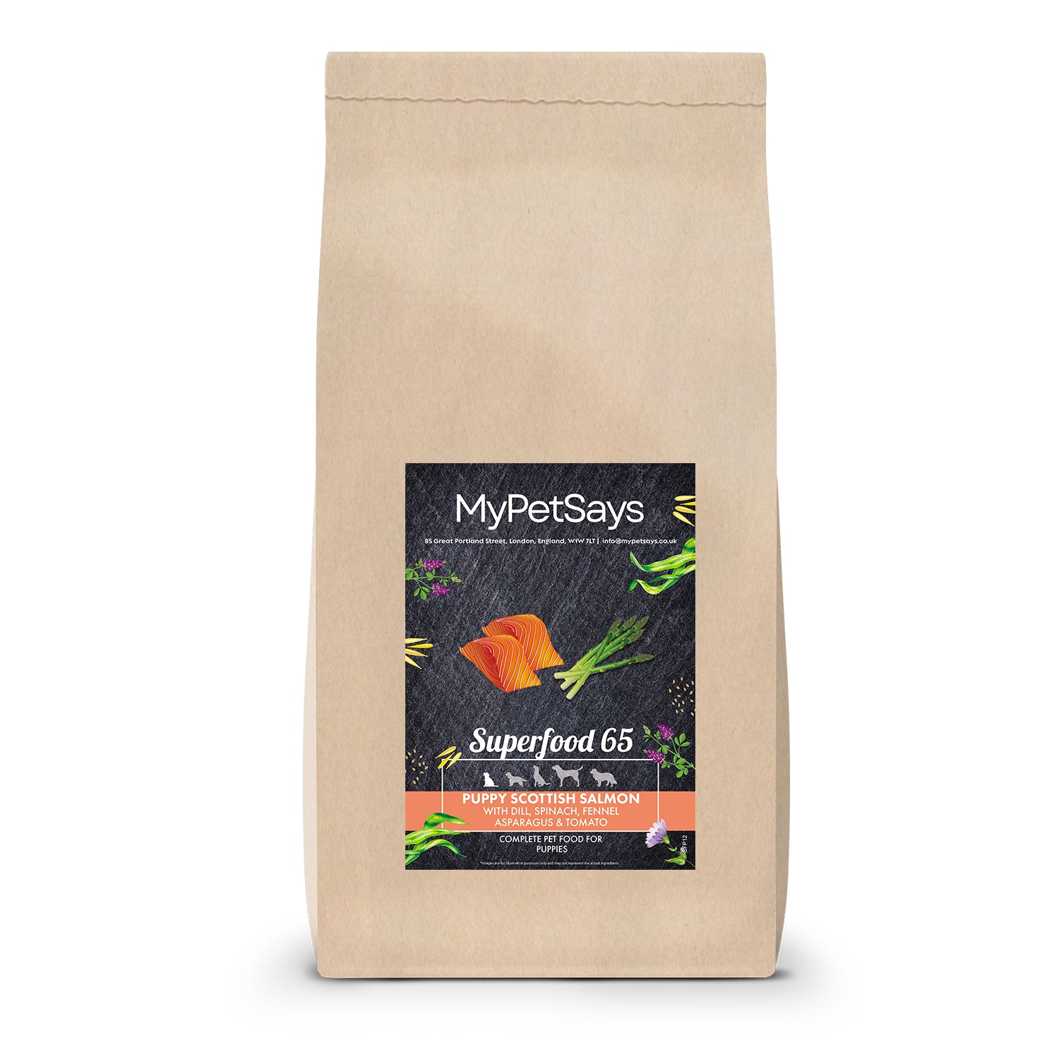 Superfood 65 Puppy Food - Scottish Salmon 15kg Bag