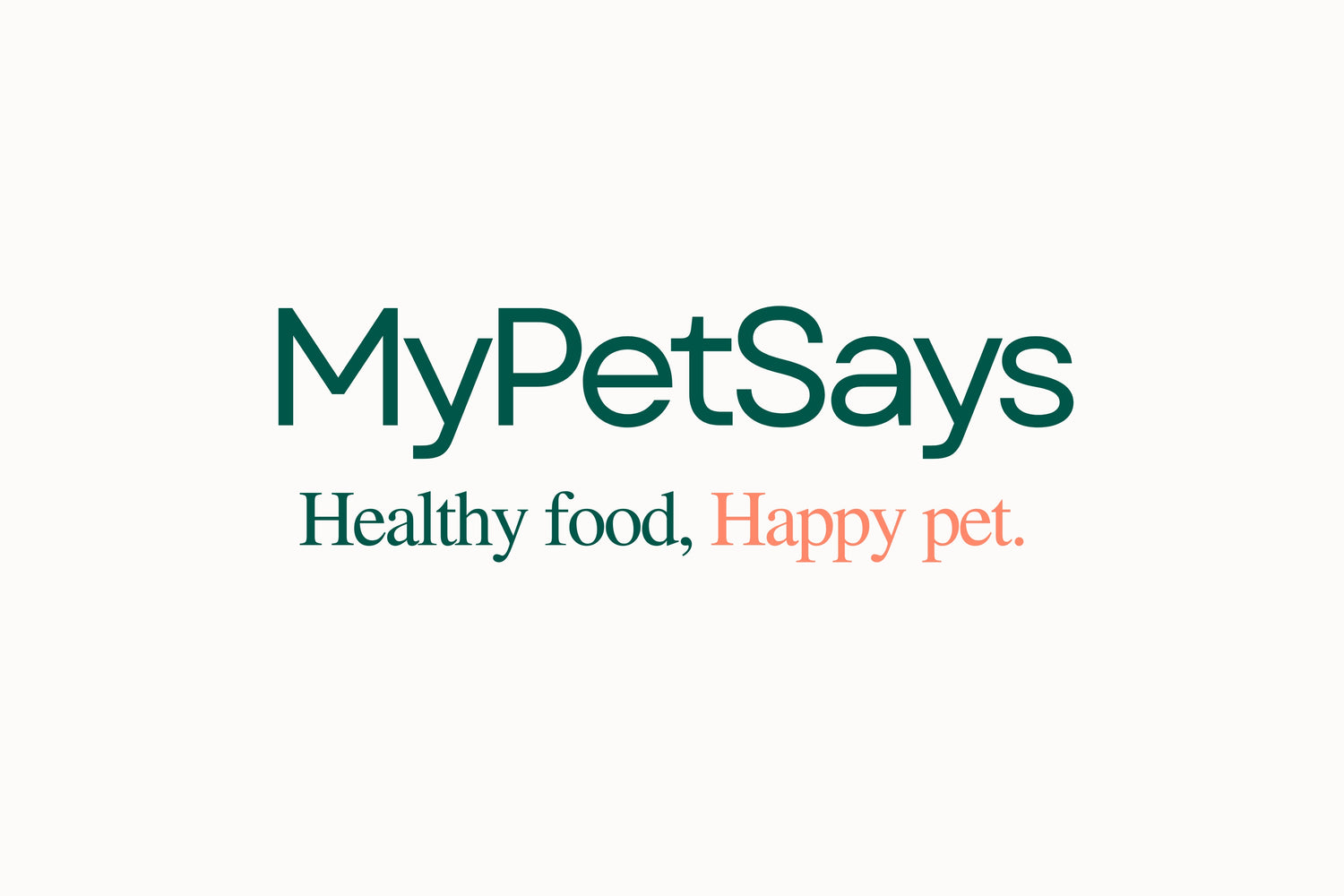 MyPetSays Healthy Food, Happy Pet Fresh ingredients gently cooked for complete nutrition