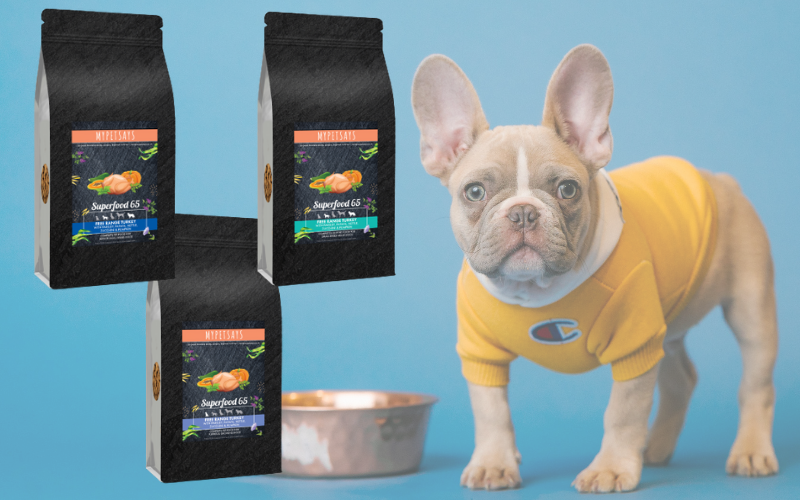 Discover 3 new MyPetSays Superfood 65 Turkey Recipe for Puppy & Small Breed!