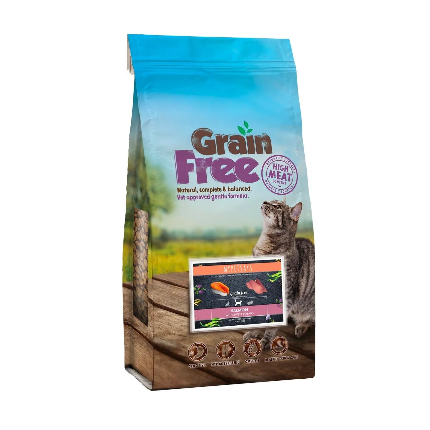 Grain Free Cat Food - Freshly Prepared Salmon