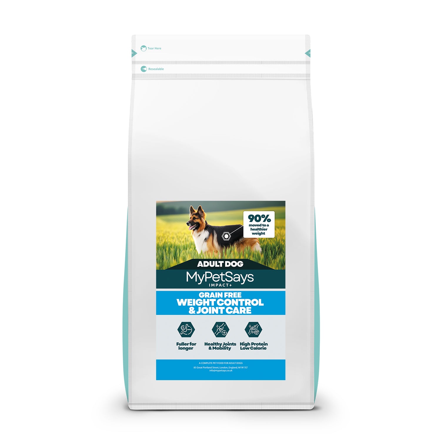 Impact+ Hypoallergenic Dog Food for Weight Control and Joint Care-WhiteFish