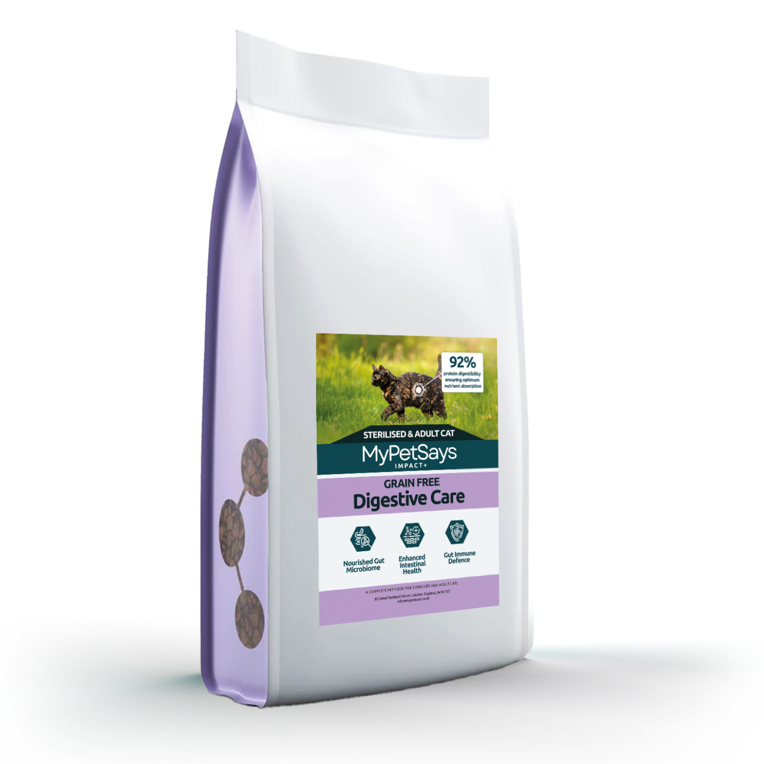 A bag of 10kg Hydrolysed Dog Food for sensitive dogs