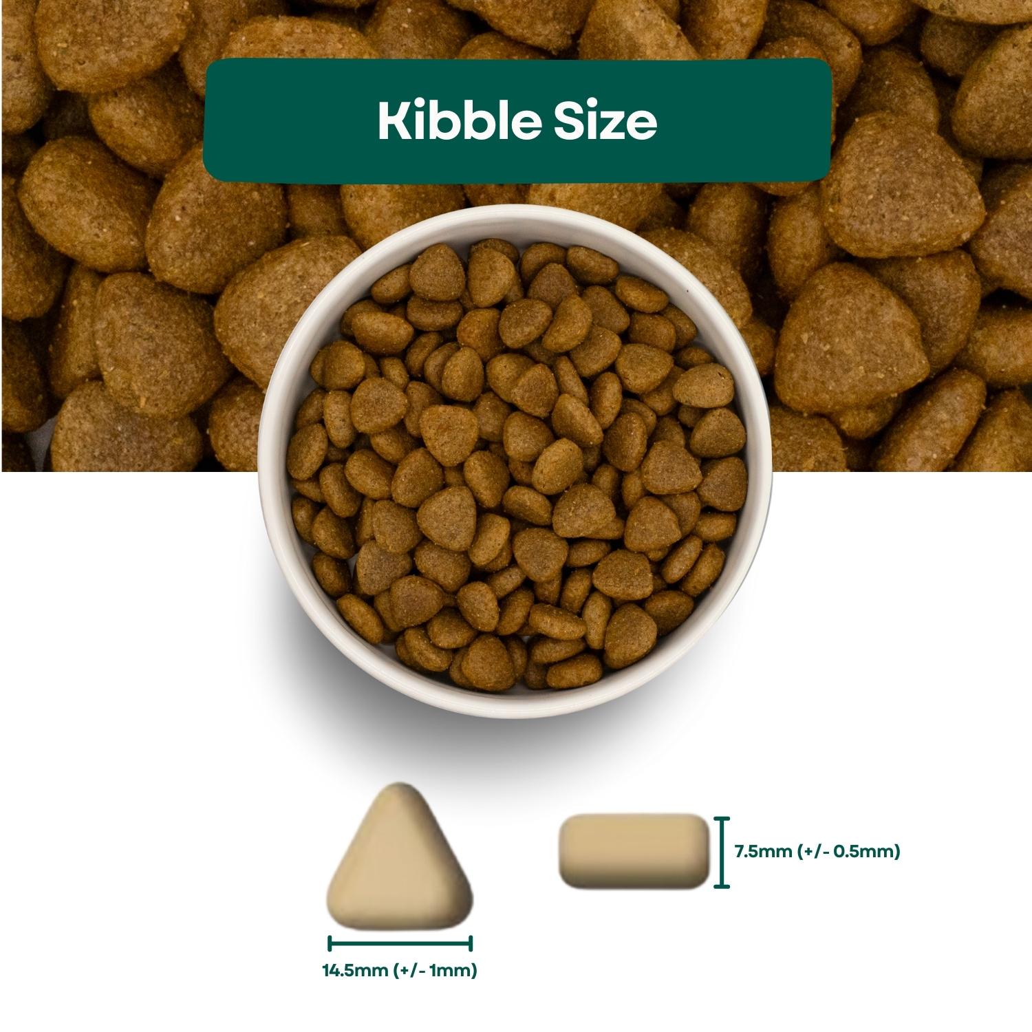 Kibble Size Naturals Adult Dog Food - Fish & Rice