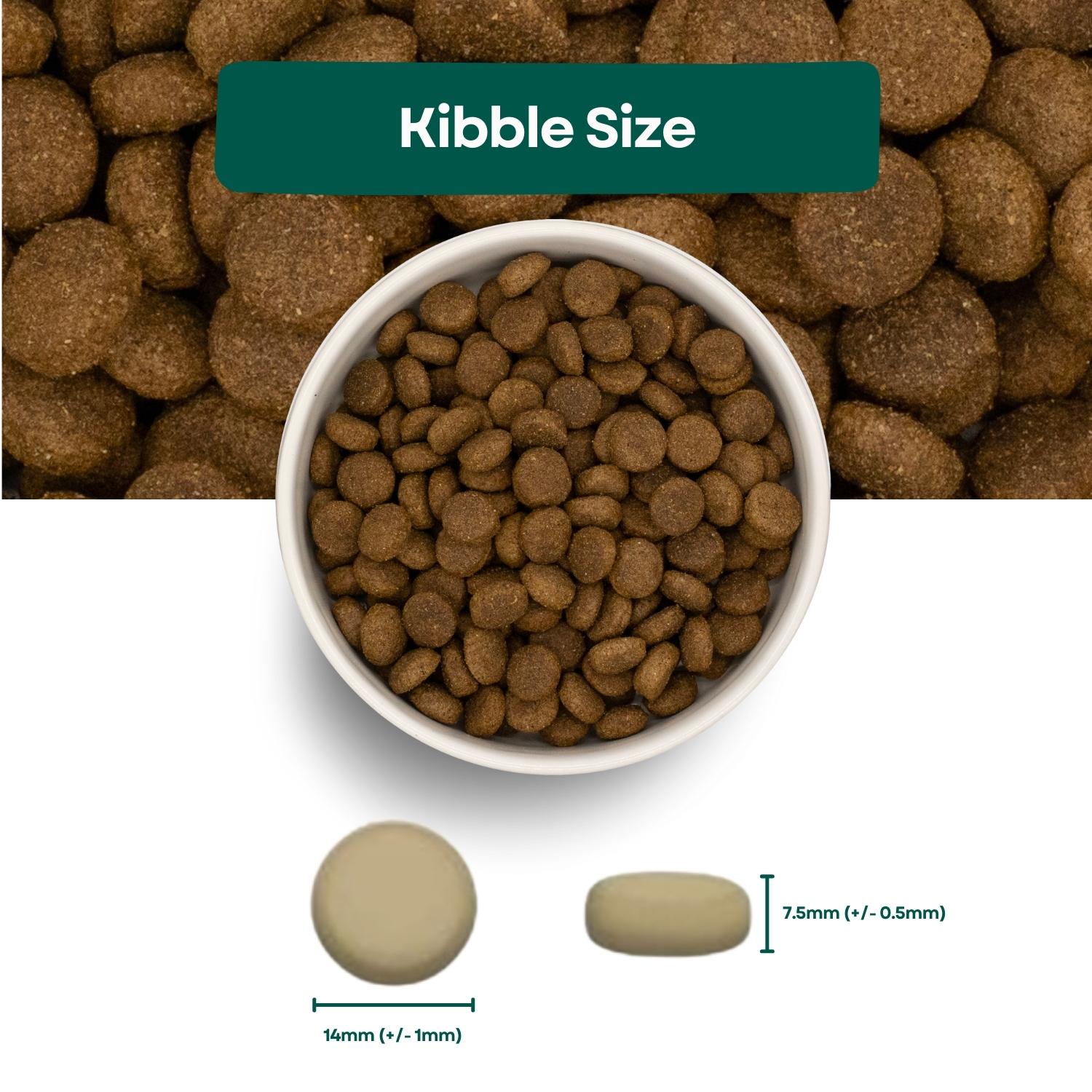 Kibble Size Naturals Adult Dog Food - Lamb & Rice