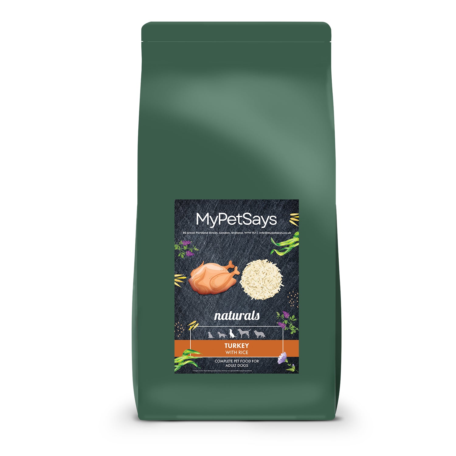 Naturals Adult Dog Food - Turkey & Rice