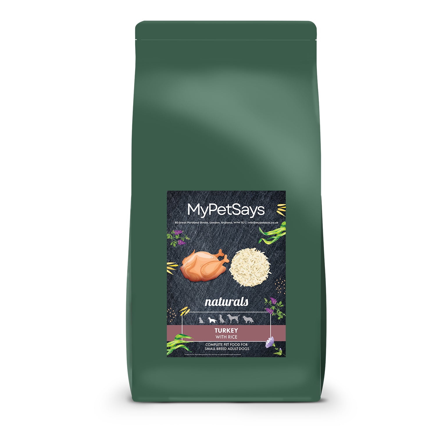 Naturals Small Bite Adult Dog Food - Turkey & Rice