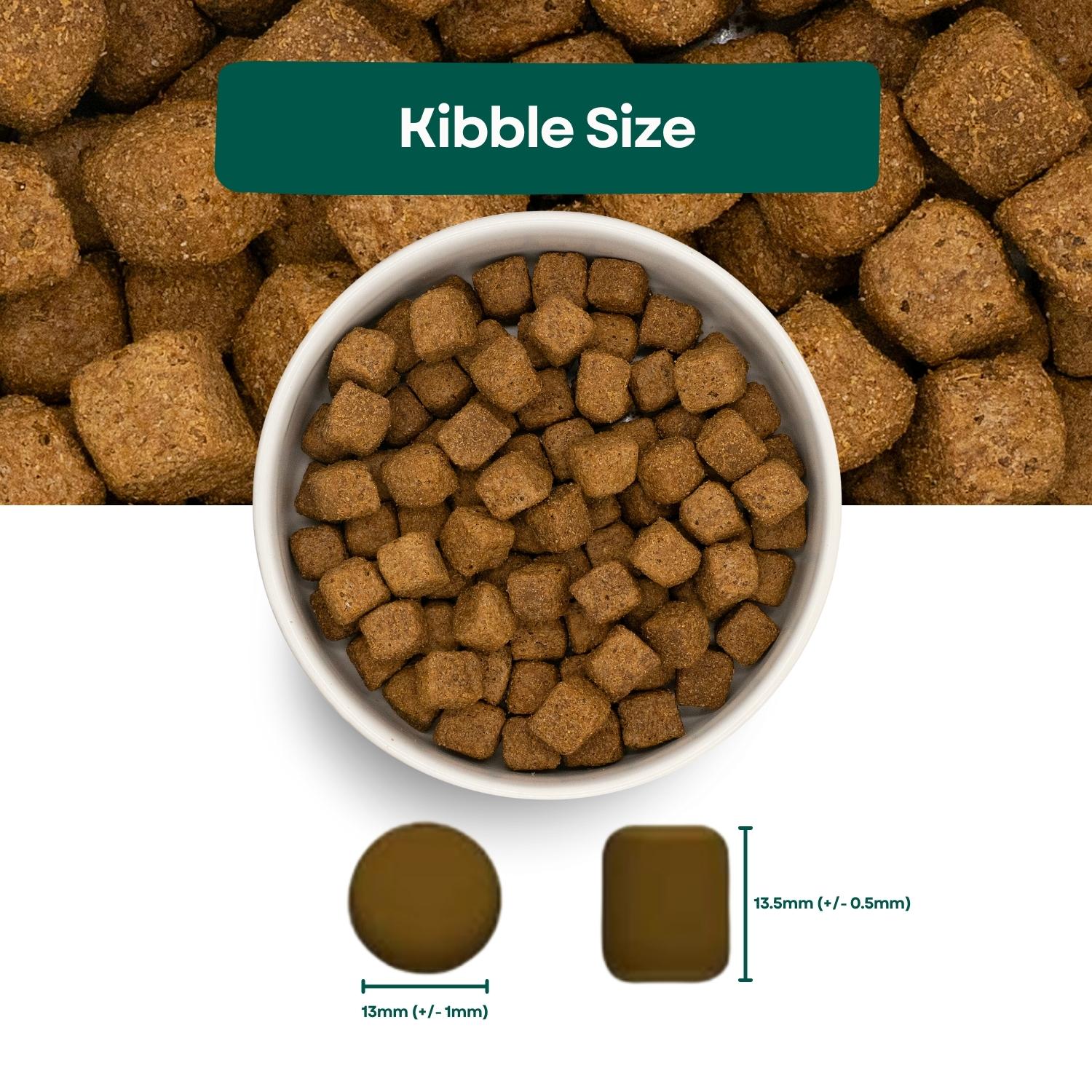 Kibble Size Super Premium Adult Dog Food - Chicken & Rice Cube