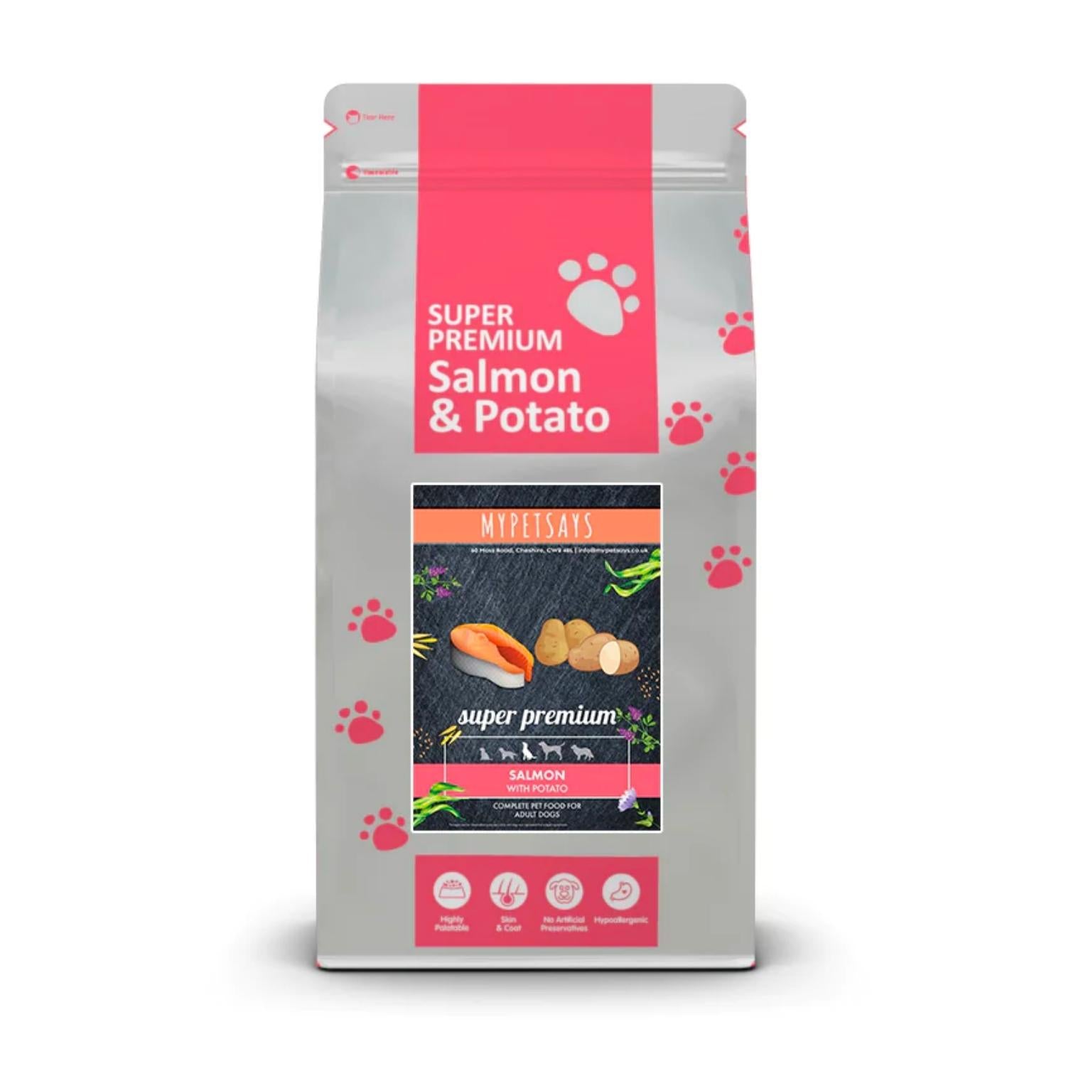 Super Premium Adult Dog Food - Salmon & Potato