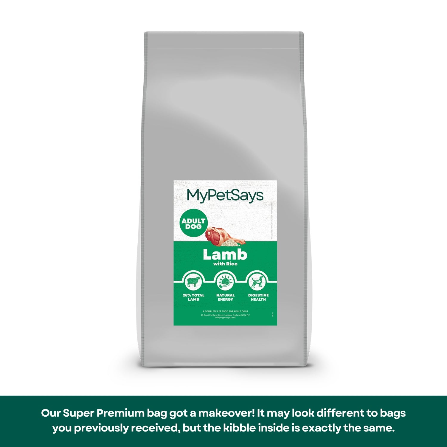 Super Premium Adult Dog Food - Lamb & Rice