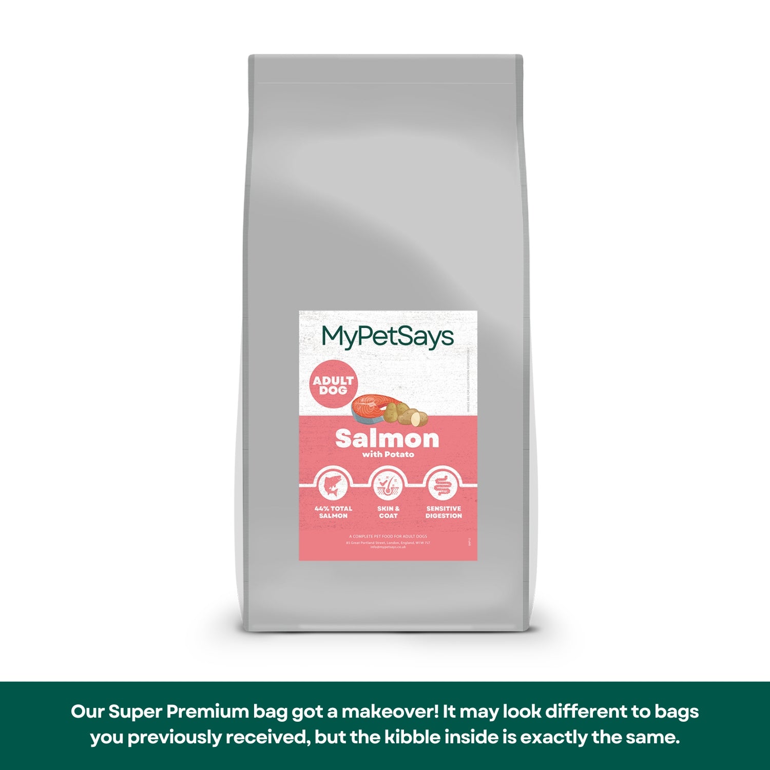Super Premium Adult Dog Food - Salmon & Potato