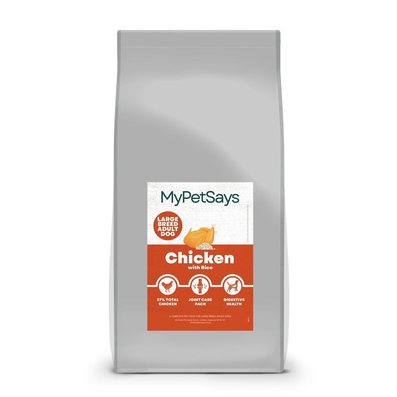 Super Premium Large Breed Adult Dog Food - Chicken & Rice