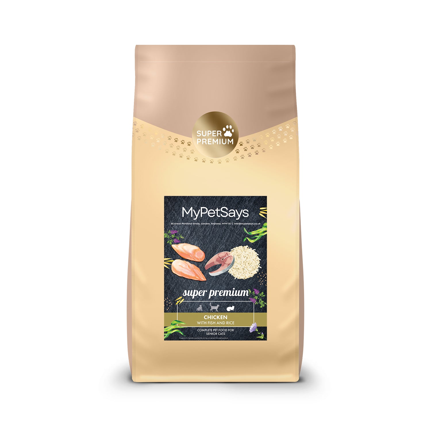 Super Premium Senior Cat Food - Chicken & Fish