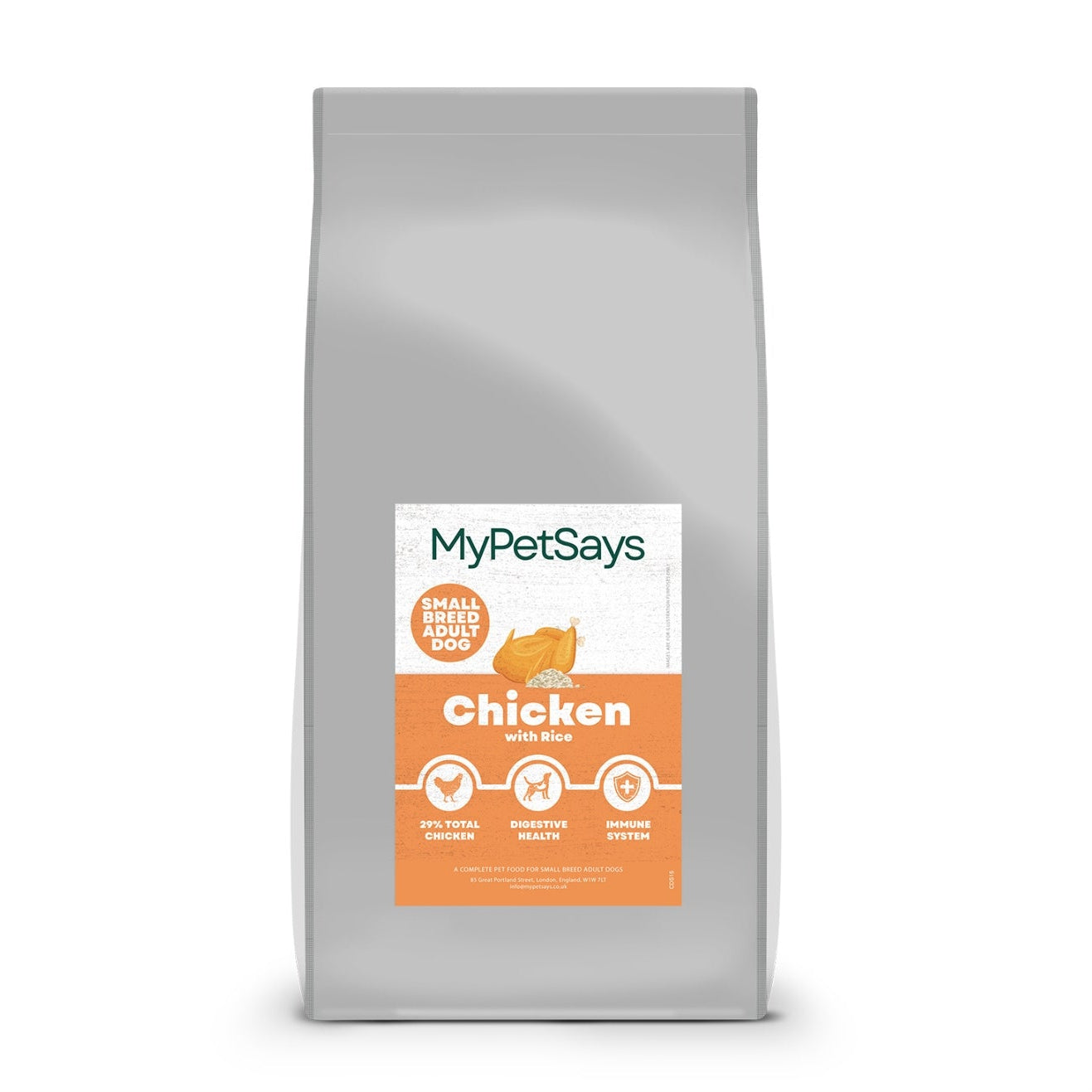 Super Premium Small Breed Adult Dog Food - Chicken & Rice
