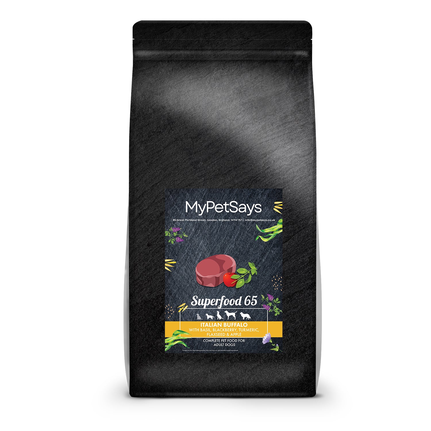 Superfood 65 Adult Dog Italian Buffalo, Lamb & Beef