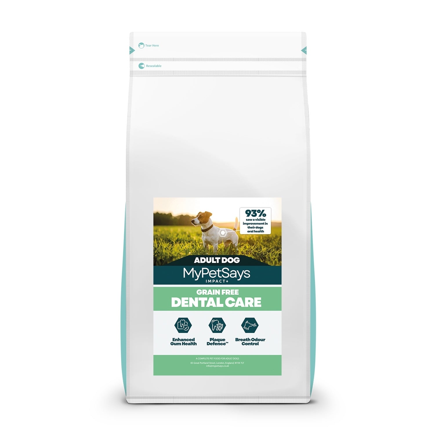 MyPetSays Impact+ Hydrolysed Dog Food Dental Care for adult dogs 