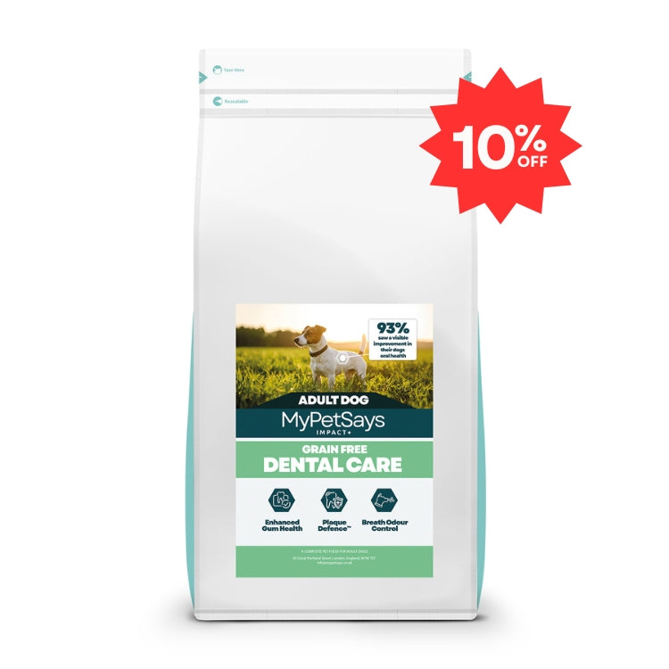 MyPetSays Impact+ Hydrolysed Dog Food Dental Care for adult dogs 